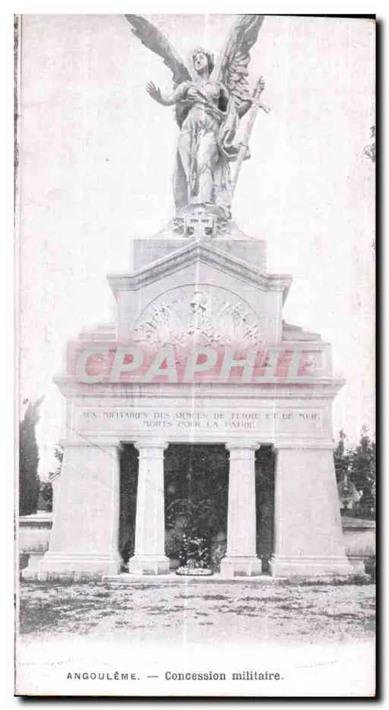 Monumento aos mortos militares de Angoulême — Concessão militar - Frente